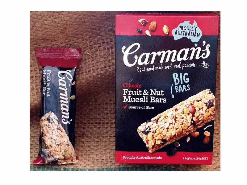 Carman's Classic Fruit & Nut Muesli Bars (4x45g)