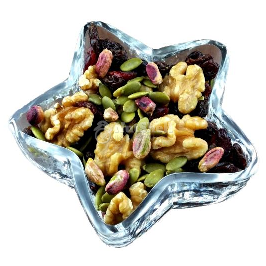 Premium Fruits & Nuts Mix (pistachio, walnut, cranberry, black raisin, raw pumpkin seed)