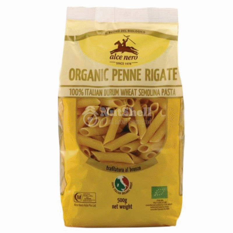 ALCENERO Organic Penne Rigate 500g