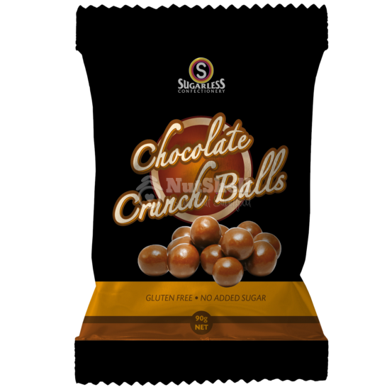 SUGARLESS Chocolate Crunch Ball 90g (no added sugar, with stevia)