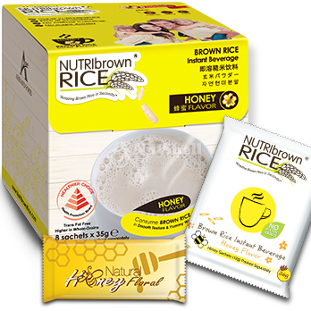 NutriBrownRice® Honey (8x35g)