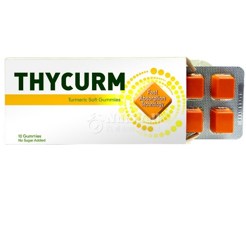 THYCURM Turmeric Soft Gummies (10'S) (No Sugar Added)