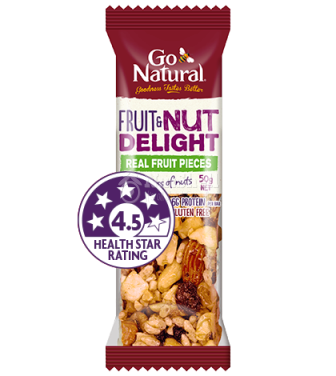 GO NATURAL Nut Fruit Delight Protein Bar (50g)