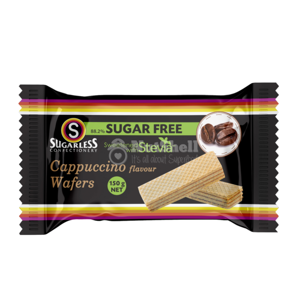 SUGARLESS Cappuccino Wafer With Stevia 150g