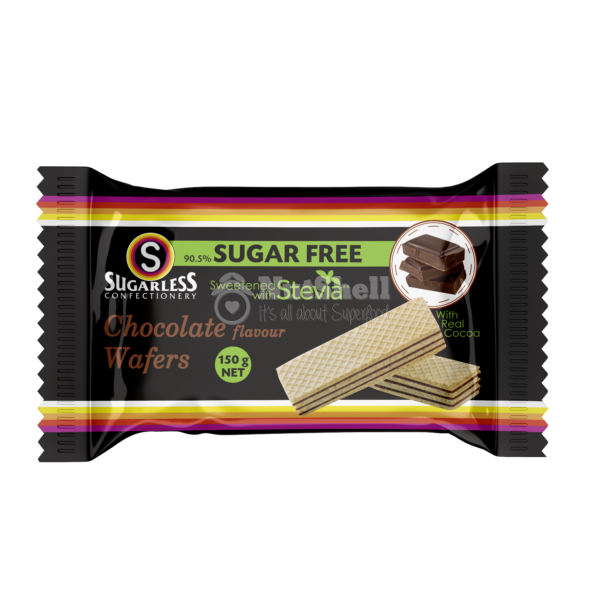 SUGARLESS Chocolate Wafer With Stevia 150g