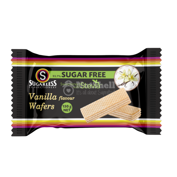 SUGARLESS Vanilla Wafer With Stevia 150g