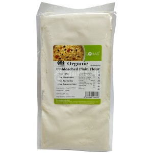 LOHAS Organic Hi Protein Unbleached Plain Flour 有機无漂高筋白面粉 1kg (Turkey)