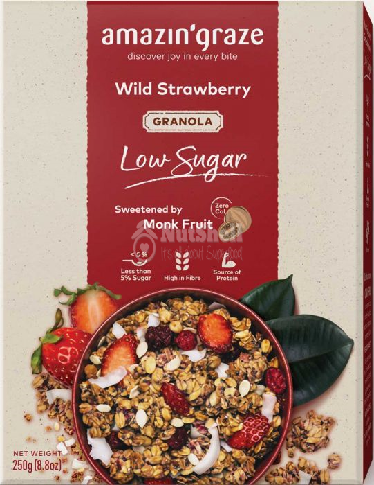 Amazin' Graze Wild Strawberry Granola 250g