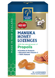 Manuka Honey with Propolis Lozenges (15PCS) (New Zealand)